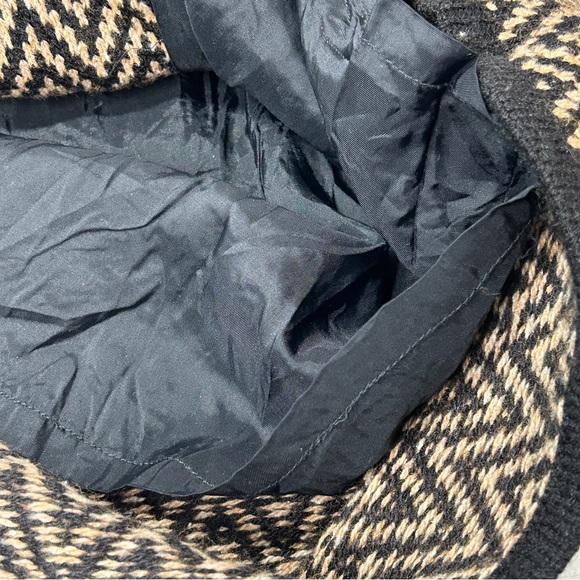 Norton Mcnaughton Womens Size M Chevron Button Down Sweater Jacket With Lining - Picture 7 of 7